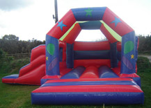 15ft by 17ft combi bouncing castle with slide